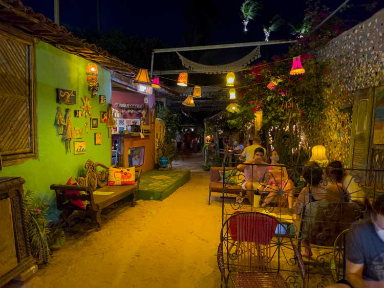 Jantar no Restaurante Na Casa Dela Jericoacoara