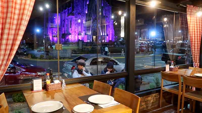 Vista do Show de luzes, Canela