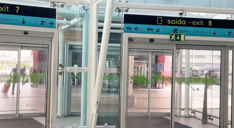 Aonde fica a estação de metrô do aeroporto de Lisboa