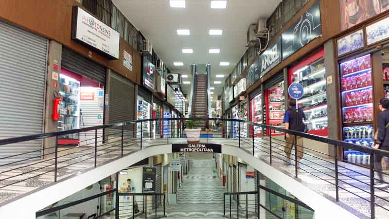 Galerúias icônicas do centro de São Paulo