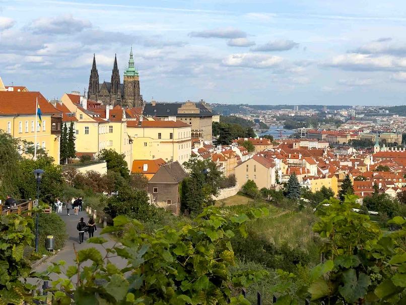 Vista dos arredorres do Castelo de Praga - Hradčany