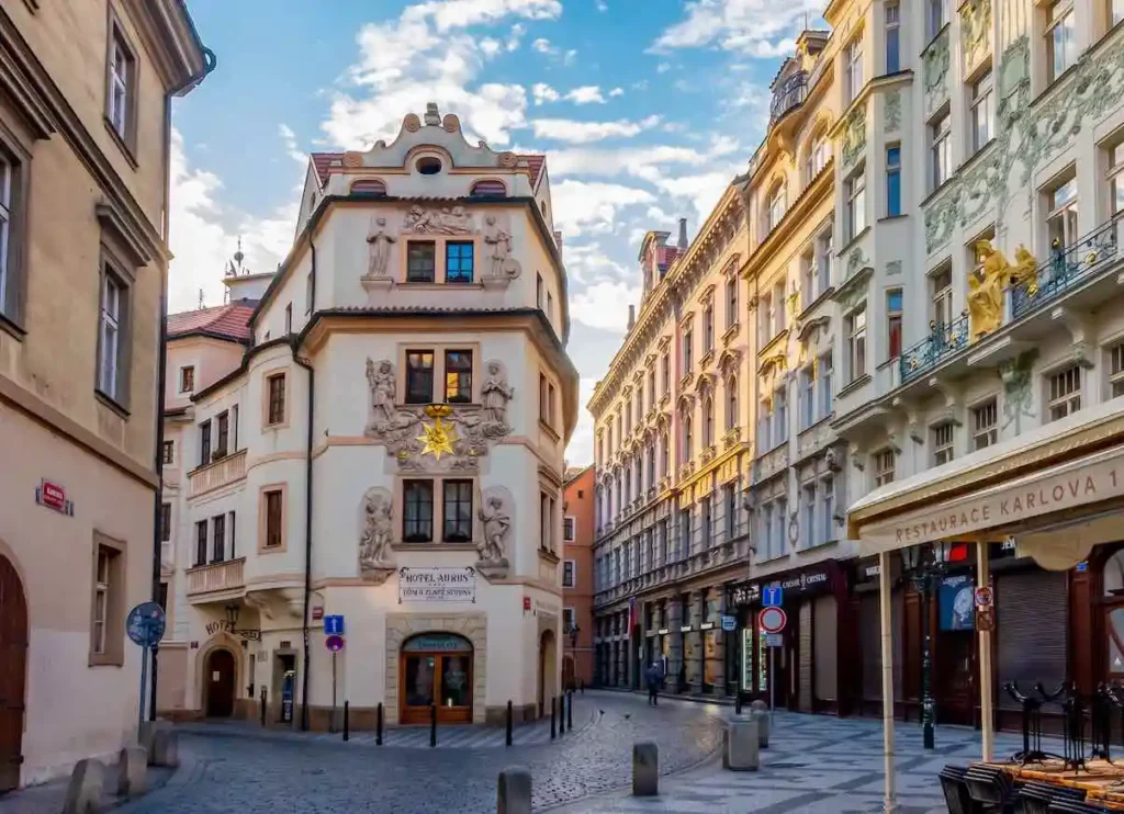 As ruas de Praga são lindas