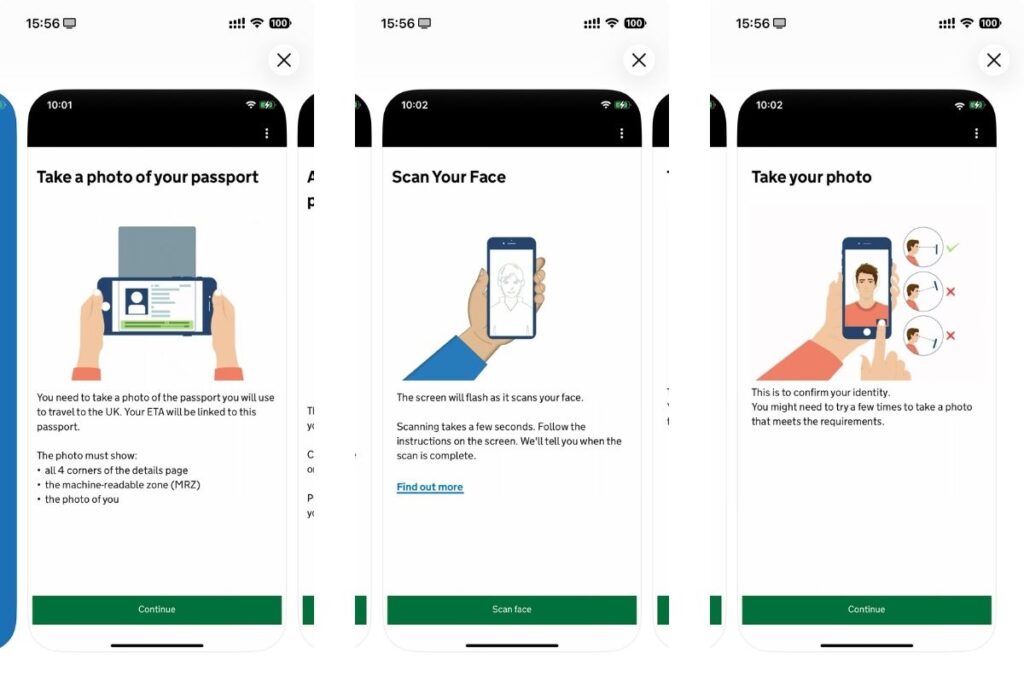 Passo a passo de como pedir o UK ETA pelo aplicativo para celular